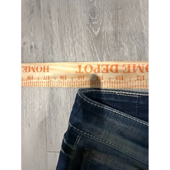 BKE Denim Sabrina Skinny Jeans Womens 26 Blue Jeans Whiskers Low Rise 30x28 - Picture 6 of 8